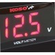 VOLT METER RED SUPER SLIM