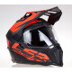KASK LS2 EXPLORER CZARNO POMARANCZOWY MAT ROZ XL