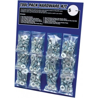 HARDWARE KIT ZINC 12PK