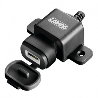 Ładowarka USB, 45627 V z mocowaniem i uniwersalną wtyczką - Szybkie ładowanie - 2400 mA - 45627 V
