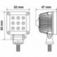 WL-18 dodatkowe światło, 9 LED - 9/32V, białe