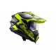 KASK LS2 EXPLORER CZARNO ZOLTY MAT ROZ XL