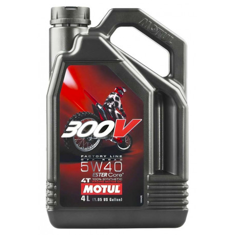 MOTUL OLEJ SILNIK 300V 4T FL OFF ROAD 5W40 4L (SYNTETYCZNY)