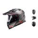 KASK LS2 PIONNER EVO TYTANOWO POMARANCZOWY MX436 ROZ L