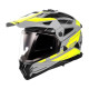 KASK LS2 PIONEER II SZARO ZOLTY MX702 ROZ L