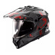 KASK LS2 PIONEER II CRAZY CZARNO CZERWONY MX702 ROZ XL