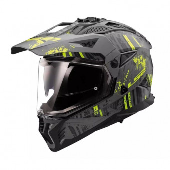 KASK LS2 PIONEER II CZARNO ZOLTY MX702 ROZ L