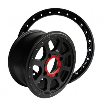 FELGA KMC KS234 ADDICT 2 BEADLOCK 14x7 CZARNO CZERWONA MAVERICK X3