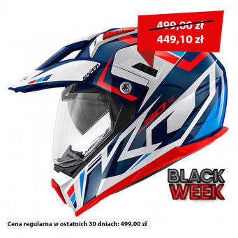 KASK KAPPA KV30 EVO NIEBIESKO CZERWONO BIALY ROZMIAR XL