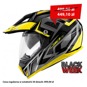 KASK KAPPA KV30 EVO CZARNO SZARO ZOLTY ROZMIAR XL