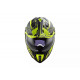 KASK LS2 MX 701 EXPLORER CZARNO ZOLTY MAT ROZ L