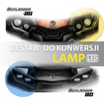 KONWERSJA NA LAMPY LED CAN AM OUTLANDER OEM