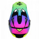 KASK KENNY RACING TRACK CZARNO ZIELONO ROZOWY NEON ROZ S