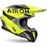 KASK AIROH TWIST 3 KING SZARO CZARNO ZOLTY FLUO ROZ XL