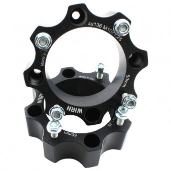 DYSTANSE 4/136 50 MM CAN AM Z WYCIECIAMI CZARNE 2 SZTUKI