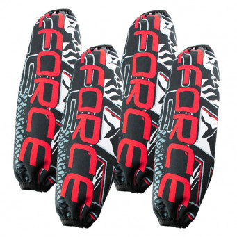 ZESTAW SKARPET NA AMORTYZATOR CF MOTO 850 1000 G3 POMARANCZOWE