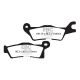 KOMPLET KLOCKI HAMULCOWE EBC PRZOD CAN AM G2 OUTLANDER RENEGADE 450 570 650 800 1000