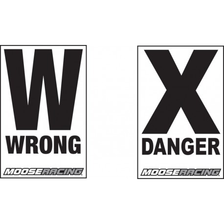 COURSE-ARROW DANGER/WARN