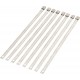 CABLE TIE SILVER 8" 8PK