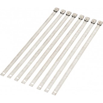 CABLE TIE SILVER 8" 8PK