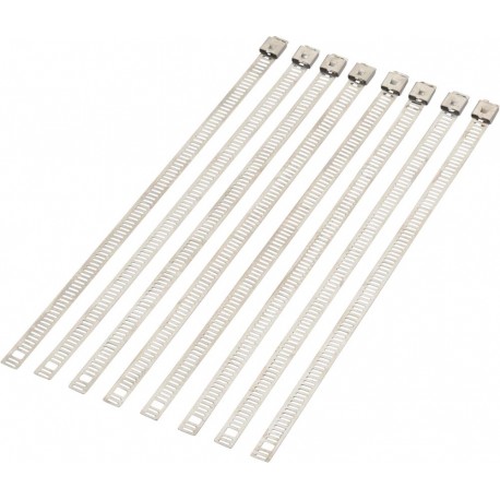 CABLE TIE SILVER 8" 8PK