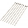 CABLE TIE SILVER 8" 8PK