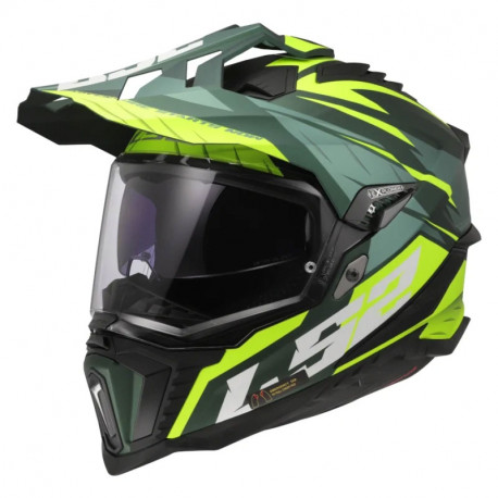 KASK LS2 EXPLORER SPIRE ZIELONO ZOLTY MX701 ROZ M