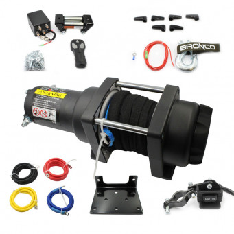 WCIAGARKA BRONCO 3500 LBS 1588 KG LINA SYNTETYCZNA PILOT AKCESORIA