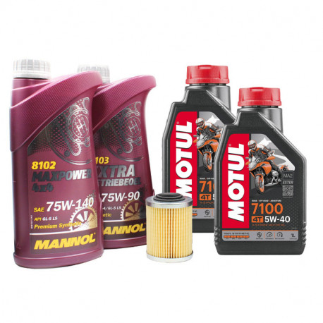 ZESTAW OLEJOWY CAN AM MOTUL MANNOL