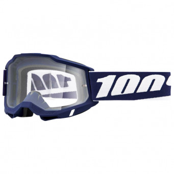 GOGLE ACCURI 2 100% GRANATOWO BIAŁE