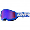 GOGLE 100% STRATA 2 BLUE NIEBIESKO BIAŁE