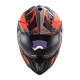 KASK LS2 EXPLORER ALTER M CZARNO CZERWONY MX701 ROZ L