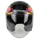 KASK LS2 OF618 VERSO II CZARNO ZOLTY ROZ XS