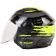 KASK LS2 OF616 AIRFLOW II CZARNO ZOLTY ROZ S