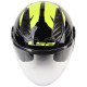 KASK LS2 OF616 AIRFLOW II CZARNO ZOLTY ROZ S