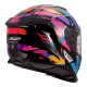 KASK LS2 FF818 STORM III CZARNO FIOLETOWO NIEBIESKI ROZ XXS