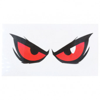 NAKLEJKA OCZY MONSTER EYE CZERWONA