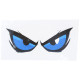 NAKLEJKA OCZY MONSTER EYE CZERWONA