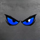 NAKLEJKA OCZY MONSTER EYE CZERWONA