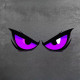 NAKLEJKA OCZY MONSTER EYE CZERWONA