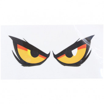 NAKLEJKA OCZY MONSTER EYE CZERWONA