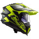 KASK LS2 EXPLORER CZARNO ZOLTY MAT ROZ XL