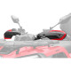 HANDBARY CF MOTO 450 520 850 1000 G2 ZESTAW MOCOWANIE FORCE RED