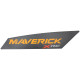 NAKLEJKA NA WLEW PALIWA CAN AM MAVERICK X3 XRC POMARANCZOWA