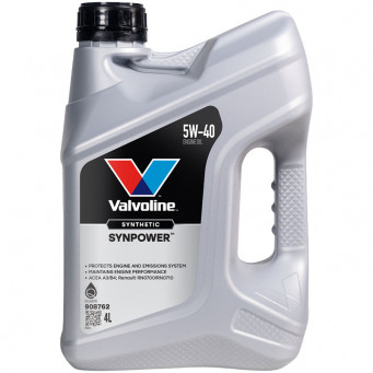 OLEJ VALVOLINE 5W40 SYNPOWER 4T 4L