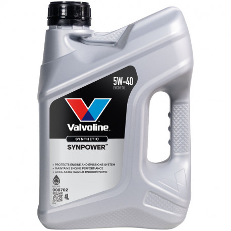 OLEJ VALVOLINE 5W40 SYNPOWER 4T 4L