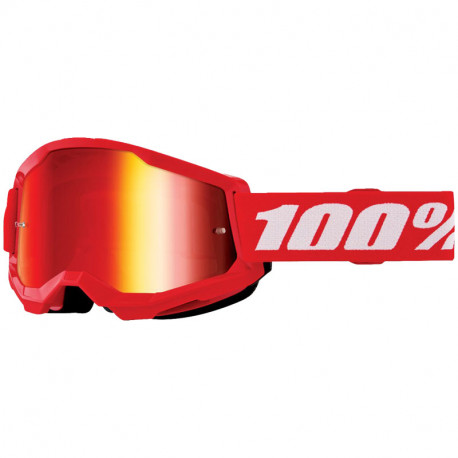 GOGLE 100% STRATA 2 JUNIOR CZERWONE