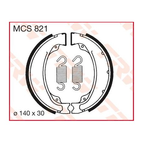 BRAKE SHOES TRW MCS821