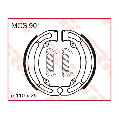 BRAKE SHOES TRW MCS901