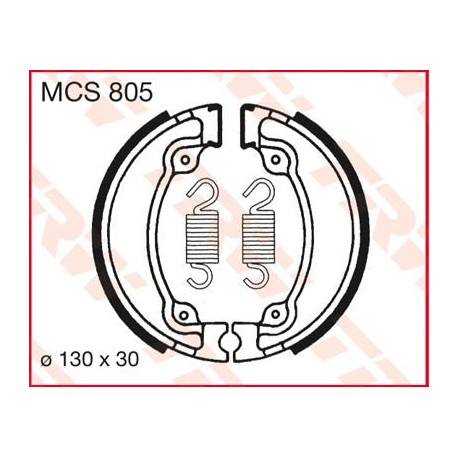 BRAKE SHOES TRW MCS805